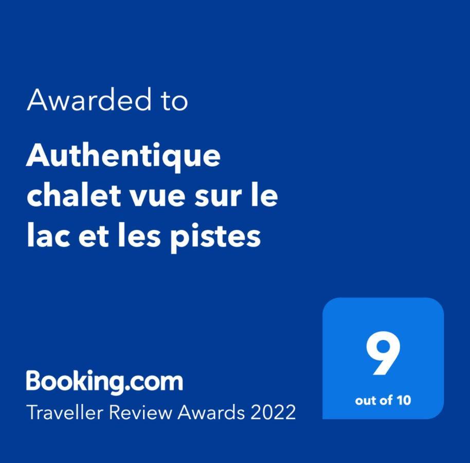 Authentique Chalet Vue Sur Le Lac Et Les Pistes Бес-э-Сент-Анастез Экстерьер фото